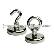 round shining magnet hook